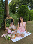 Eloise Top in Pink Peony
