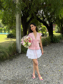 Eloise Top in Pink Peony