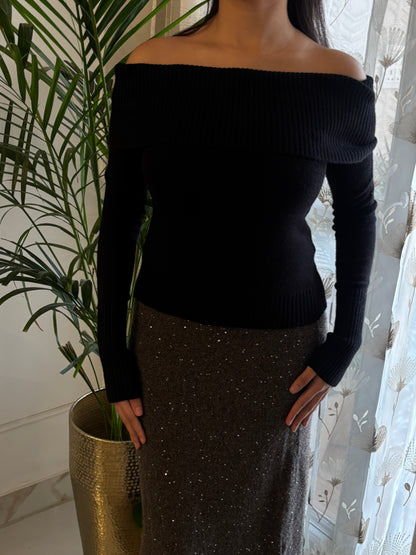 Starry Night Knit Skirt (24-35)