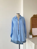 Linen Shirt in Blue (XS-2XL)