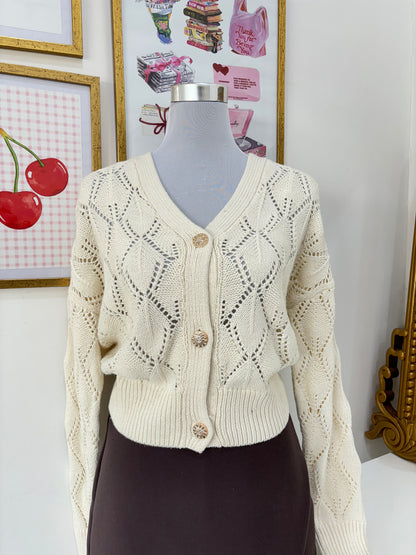 Luna Embroidered Cardigan (S-2XL)