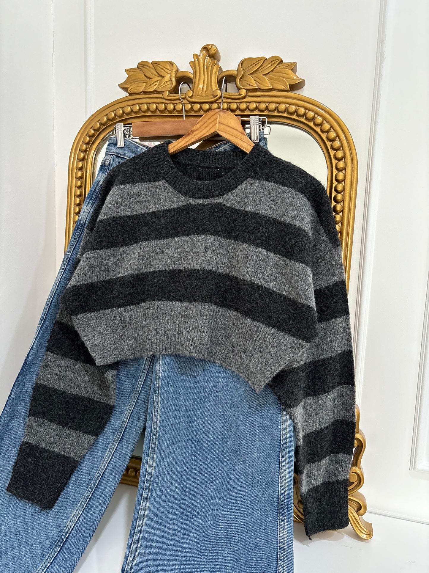 Mia Striped Pullover (XS-XL)