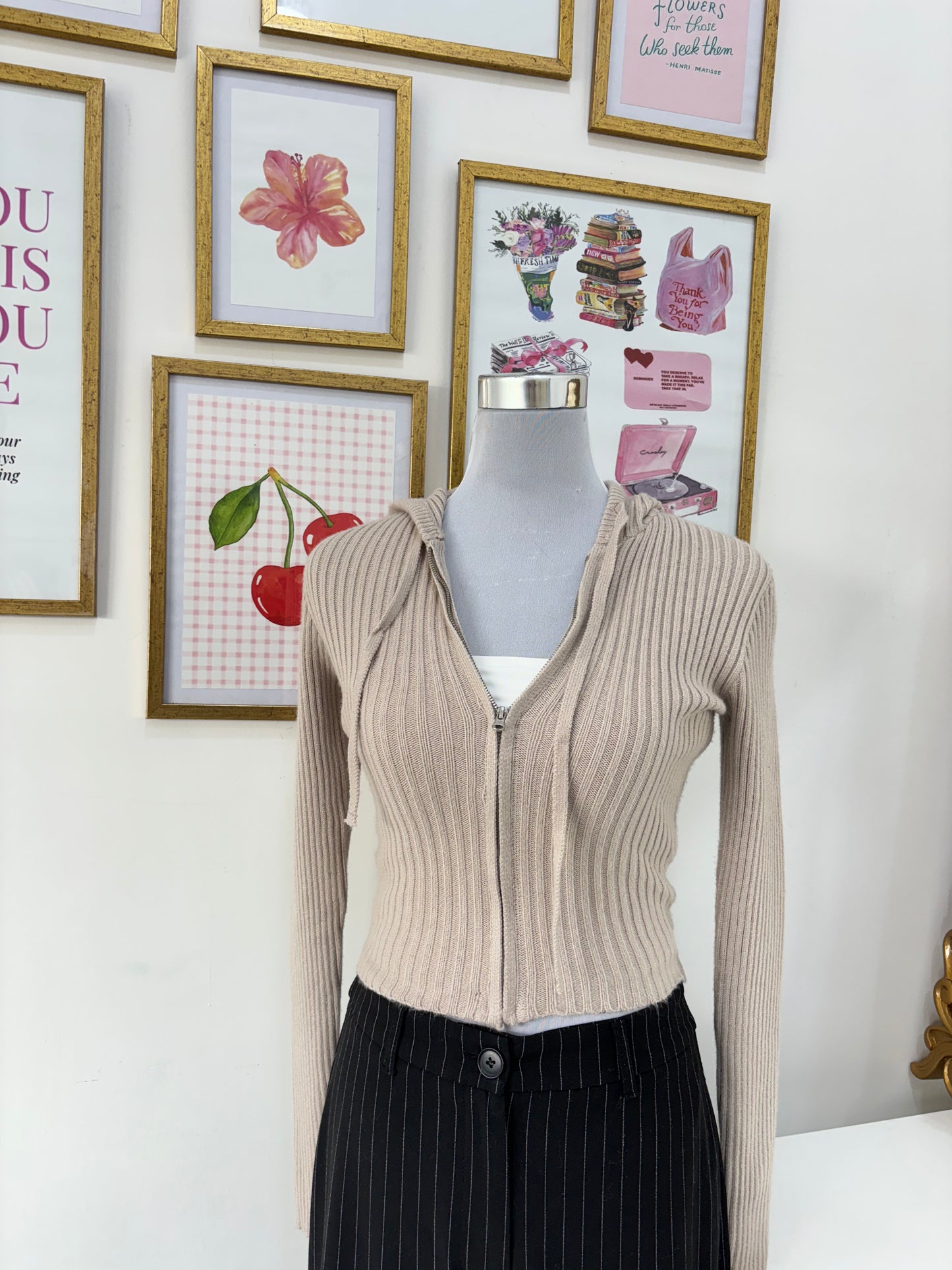 Isabelle Cardigan 2.0 in Beige (XS-XL)