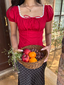 Isabelle Top in Red
