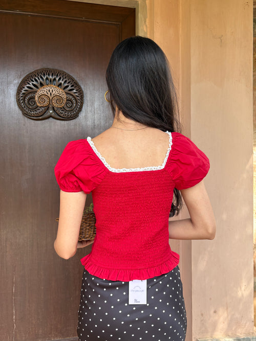 Isabelle Top in Red