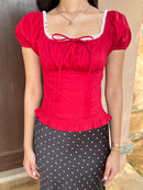 Isabelle Top in Red