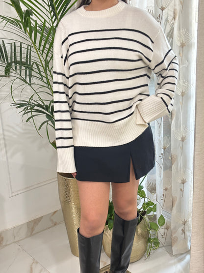 Softest Chic Striped Pullover (XS-XL)