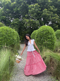 Eloise Top in White Eyelet