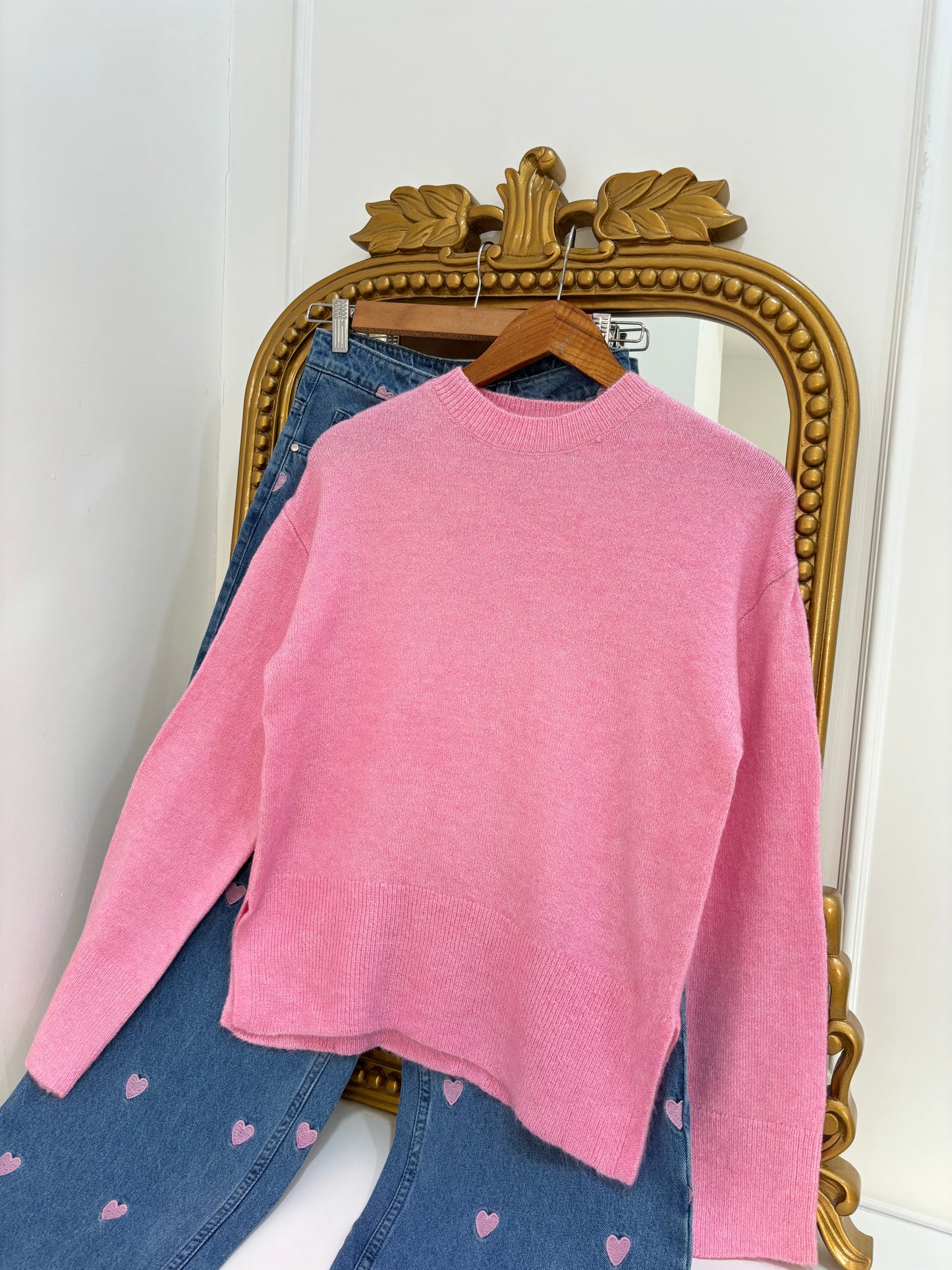 Maisie Pink Pullover (S-2XL)