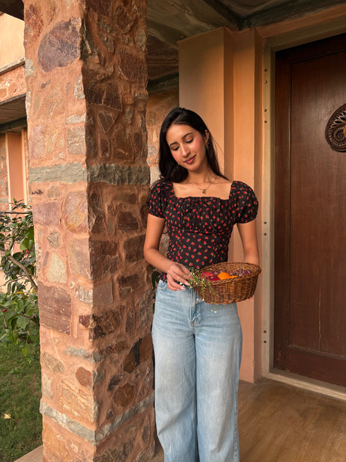 Isabelle Top in Strawberry