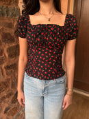 Isabelle Top in Strawberry