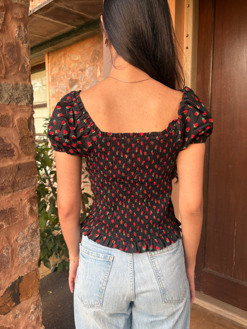 Isabelle Top in Strawberry