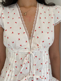 Eloise Top in Cherry
