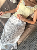 Belle Sculpting Top in Butter Yellow