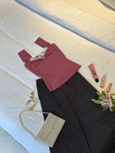 Belle Sculpting Top in Mauve