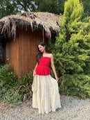 Amara Lace Skirt in Butter Yellow (XS-3XL)
