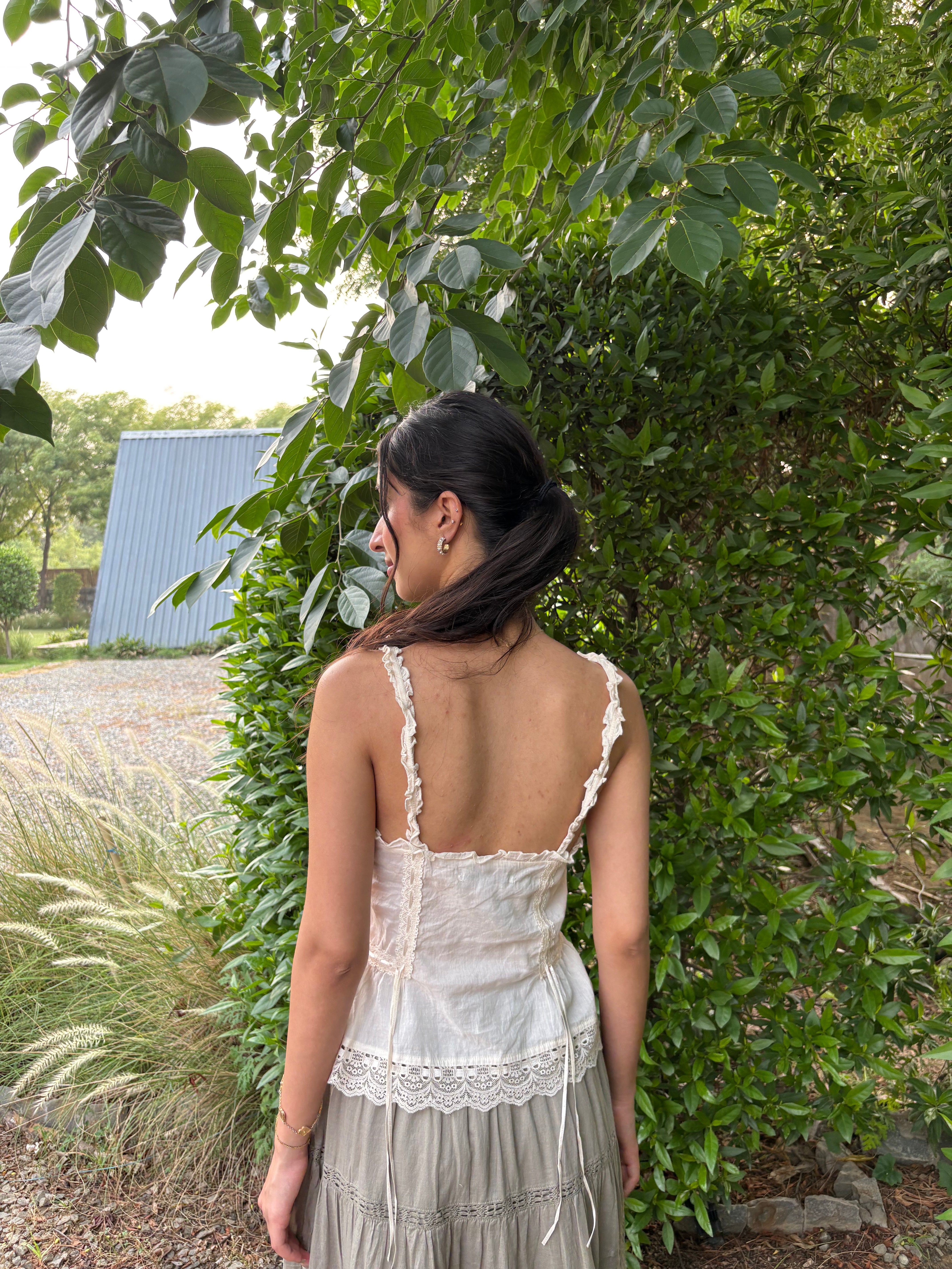 Angel Lace Top in Cream (XS-XL)