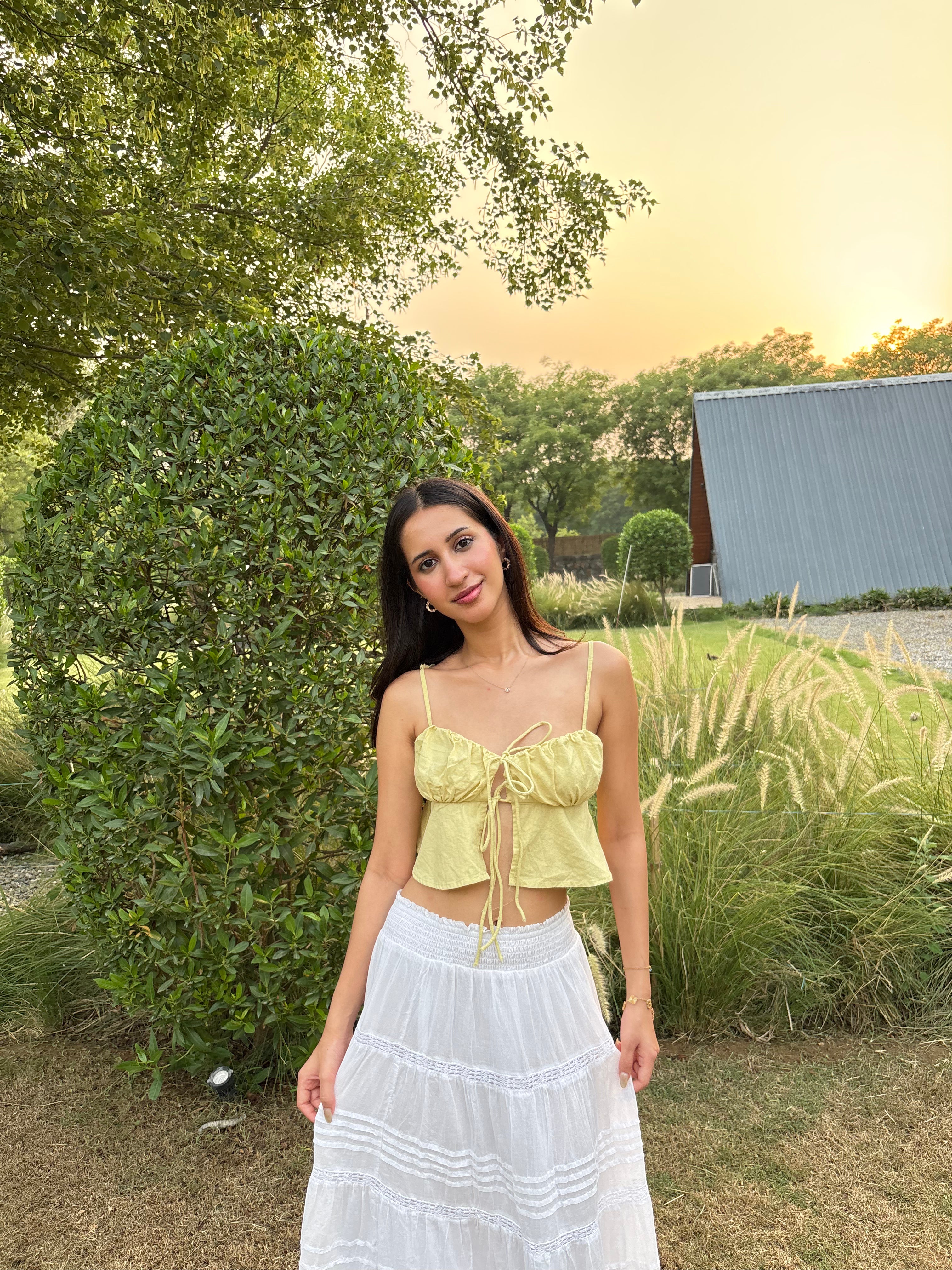 Sage Tie-up Top (XS-XL)