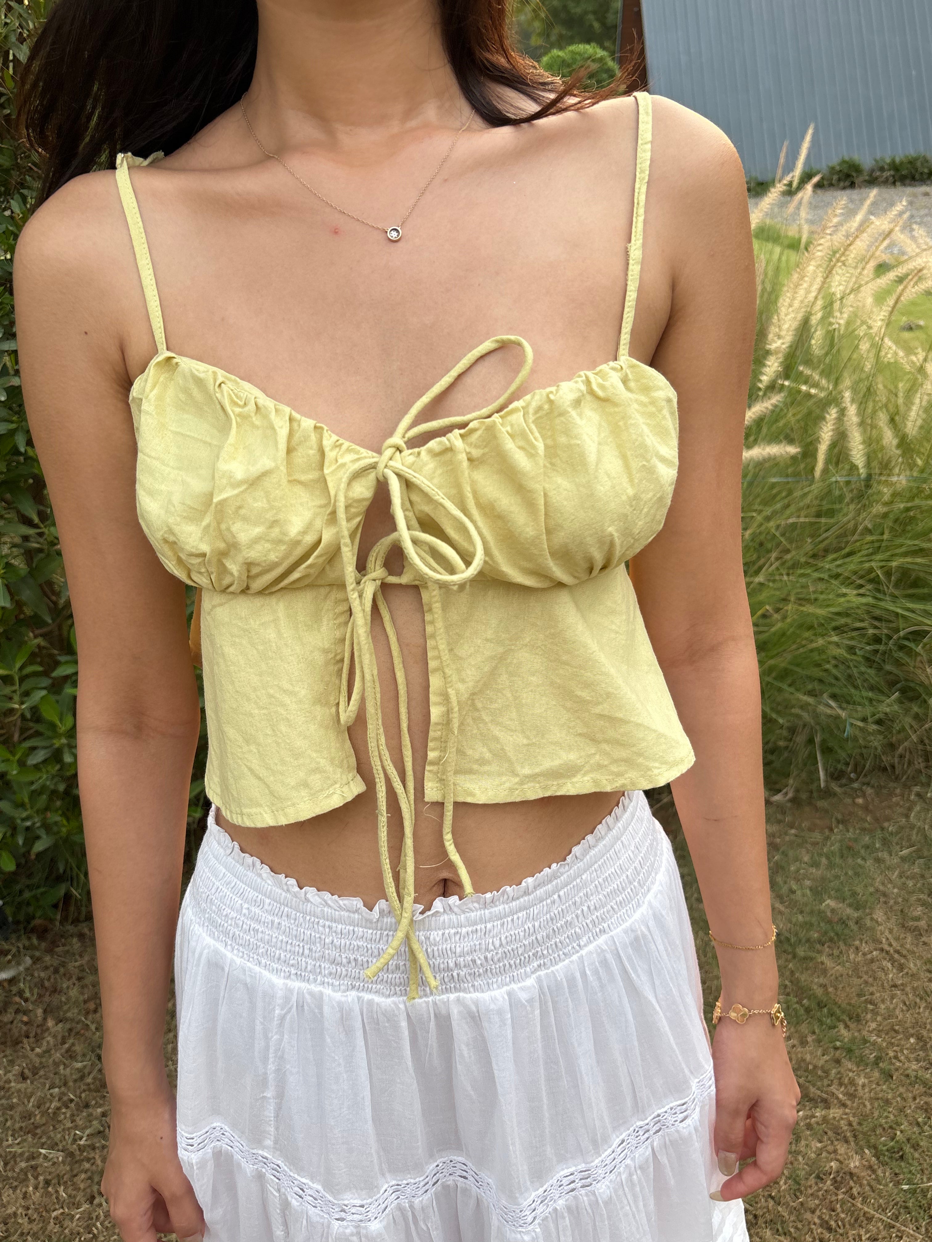 Sage Tie-up Top (XS-XL)