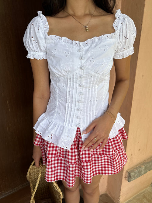 Daydream Belle Top in White