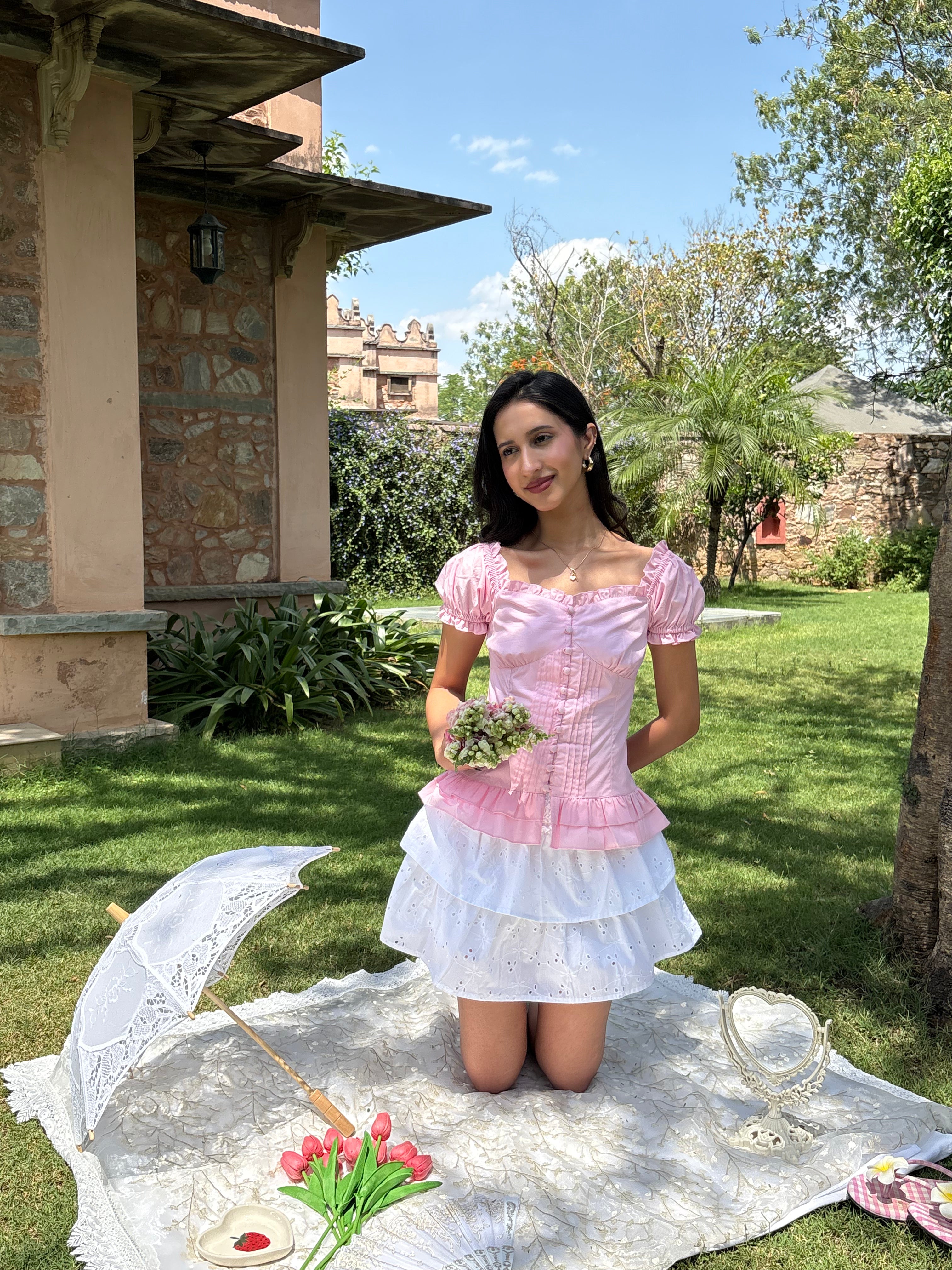 Daydream Belle Top in Blush