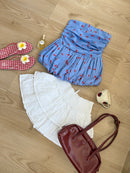 Bubble Top in Cherry (XS-2XL)