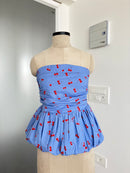 Bubble Top in Cherry (XS-2XL)