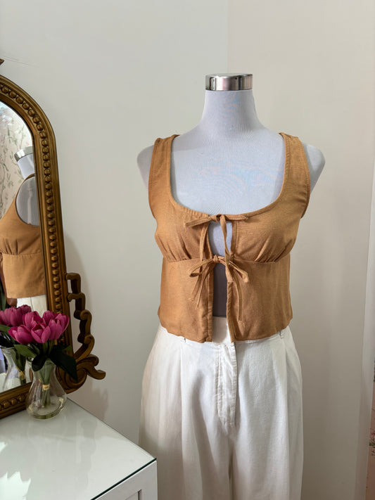 Sadie Top in Beige (S-L)