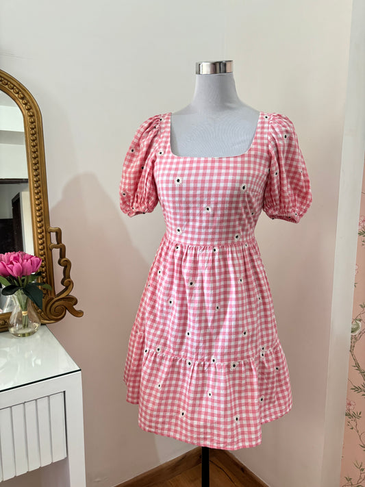 Daisy Gingham Dress (XS-L)