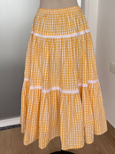 Lucy Lace Skirt in Yellow (XS-2XL)