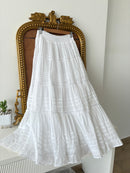 Amara Lace Skirt in White (S-3XL)