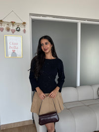 Sparkly Boat Neck Pullover