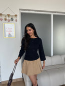 Sparkly Boat Neck Pullover