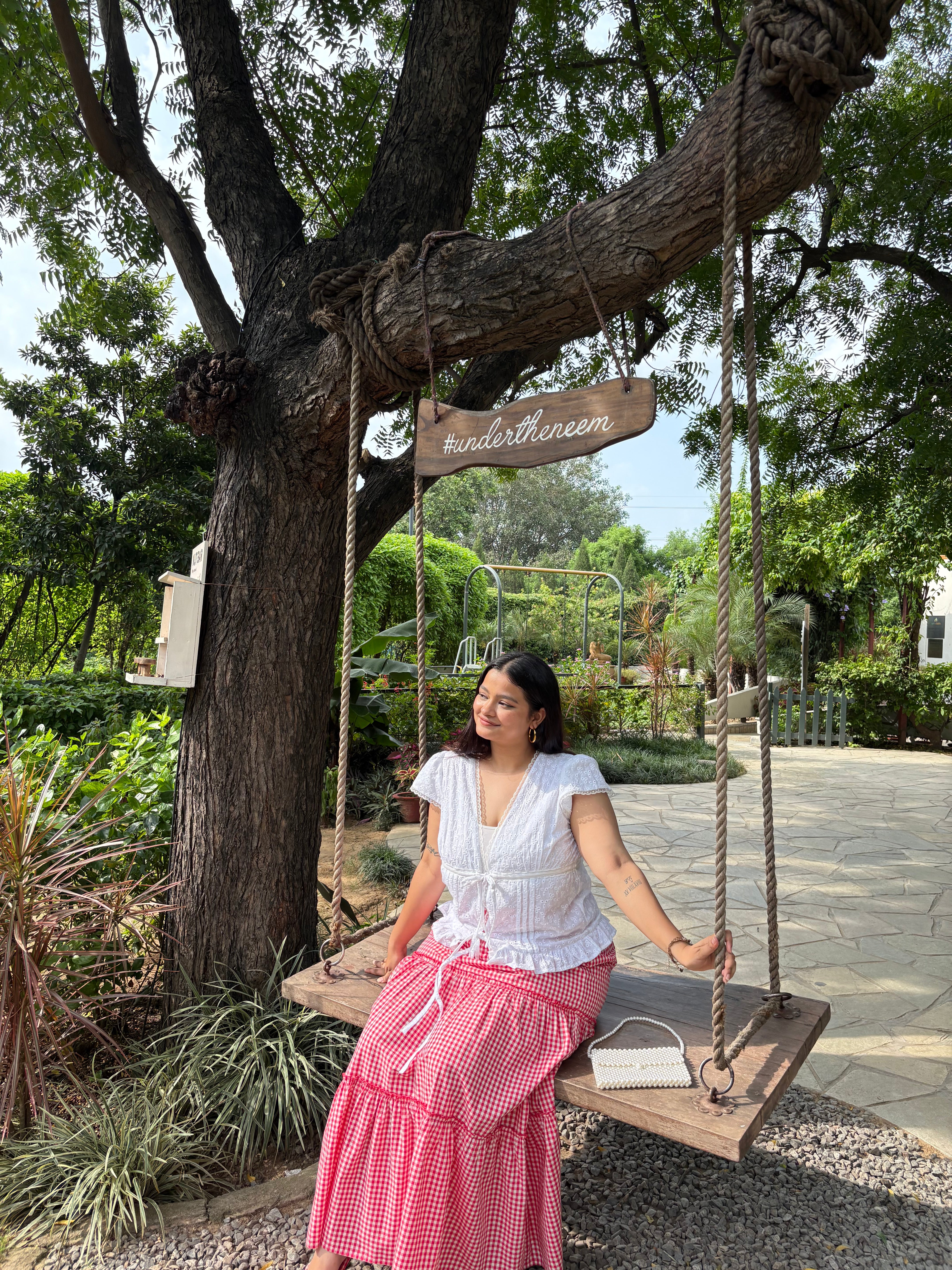 Eloise Top in White Eyelet