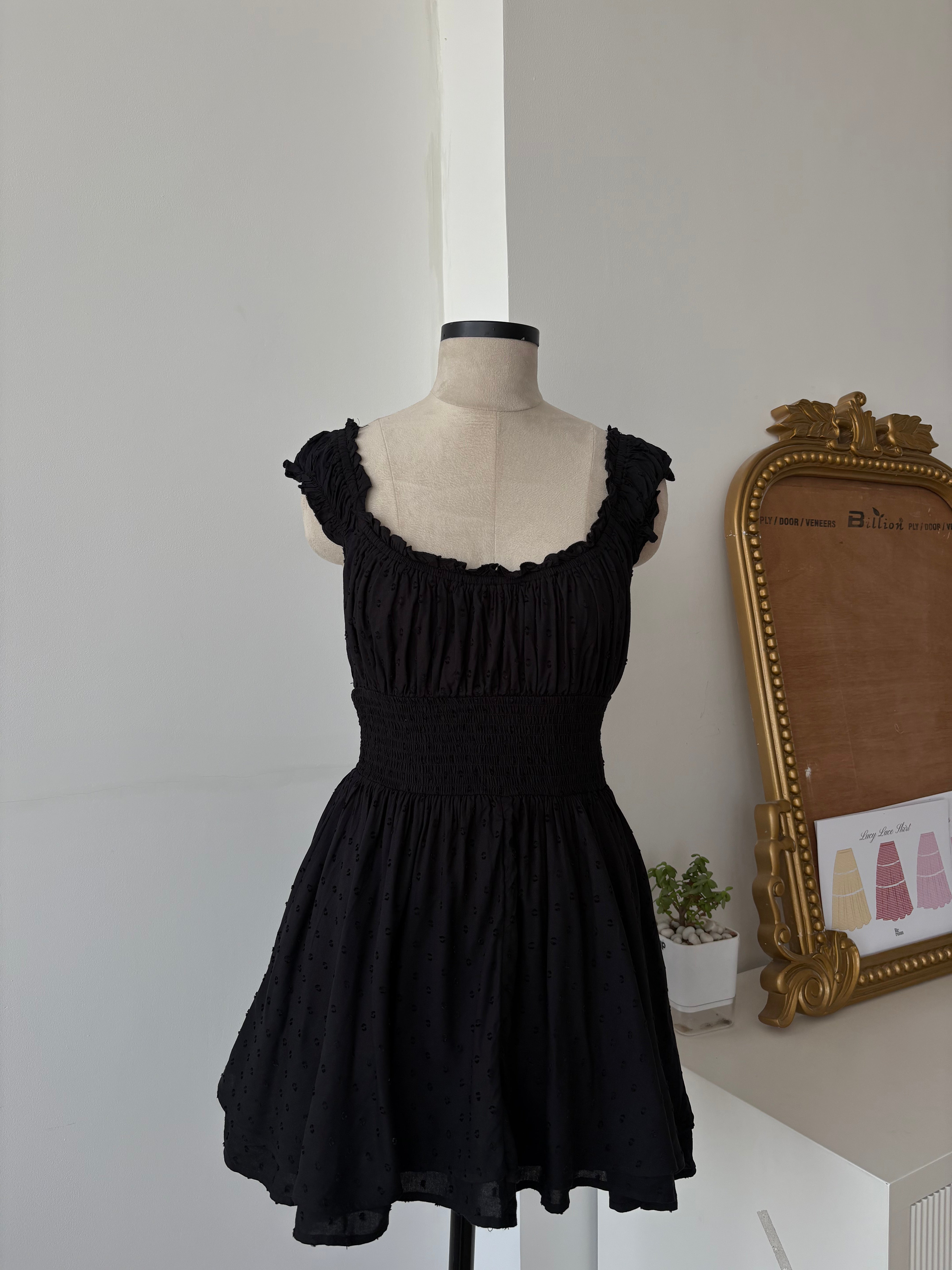 Polly Romper in Black (XS)