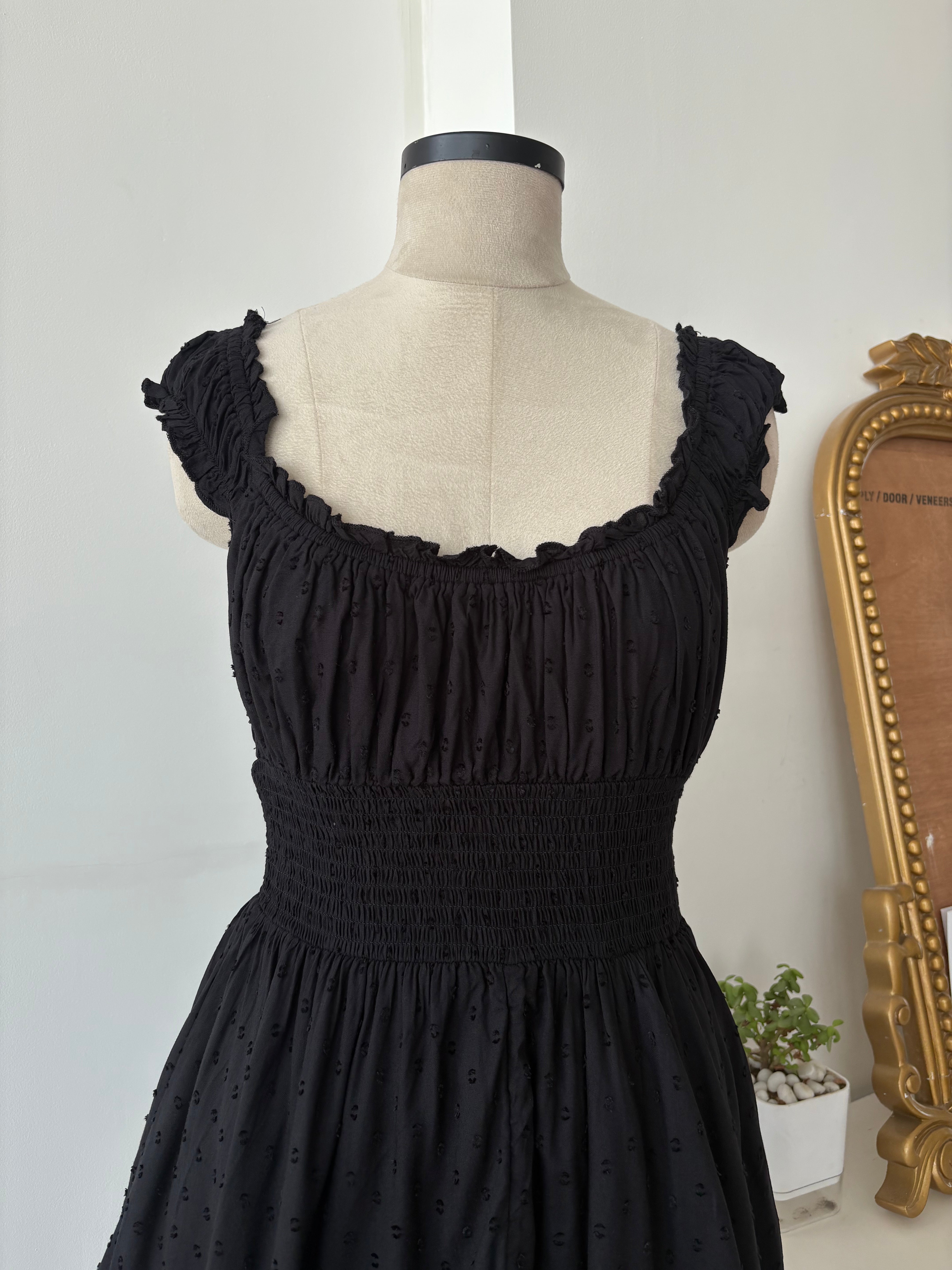 Polly Romper in Black (XS)
