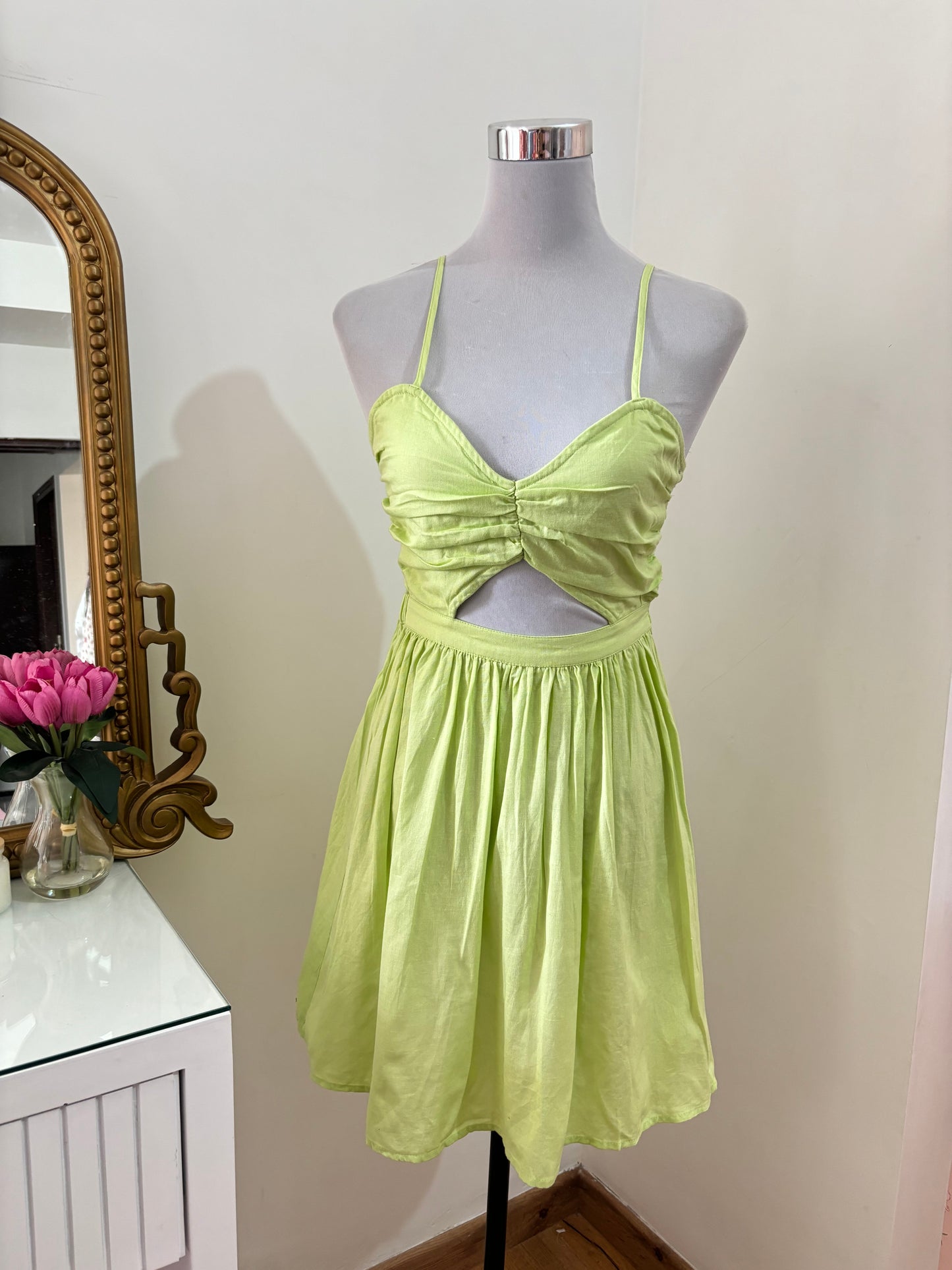 Pretty Lime Dress (XS-L)