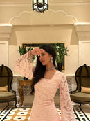 Masakali Farshi Suit Set in Chantilly Lace (2 Piece Set)