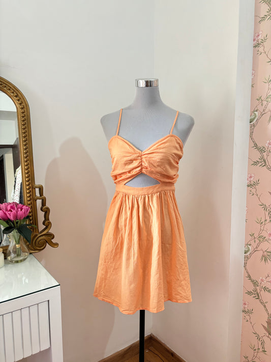 Pretty Orange Dress (XS-M)