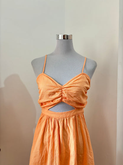 Pretty Orange Dress (XS-M)