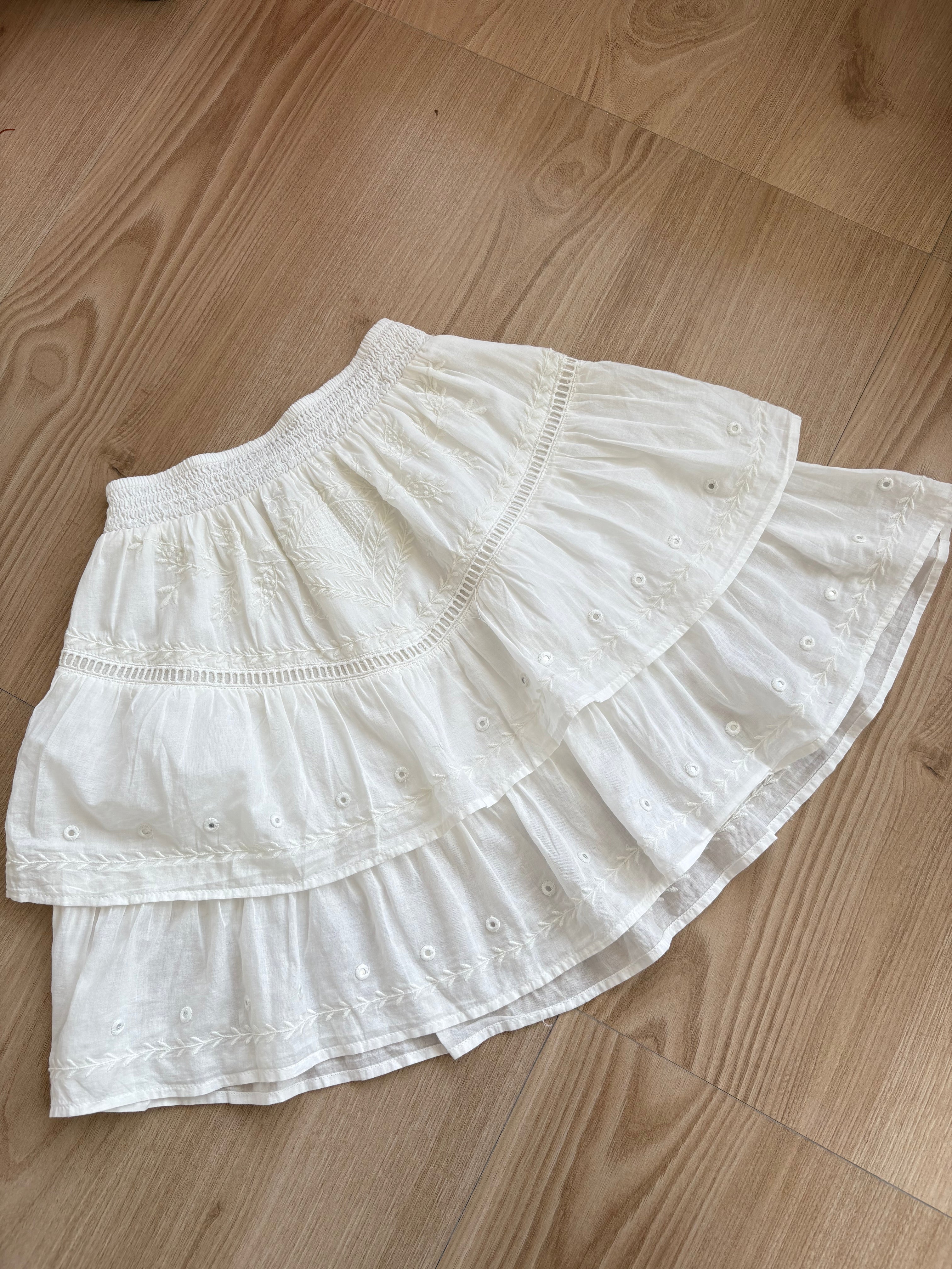 Aloha Skirt in White (XS-L)