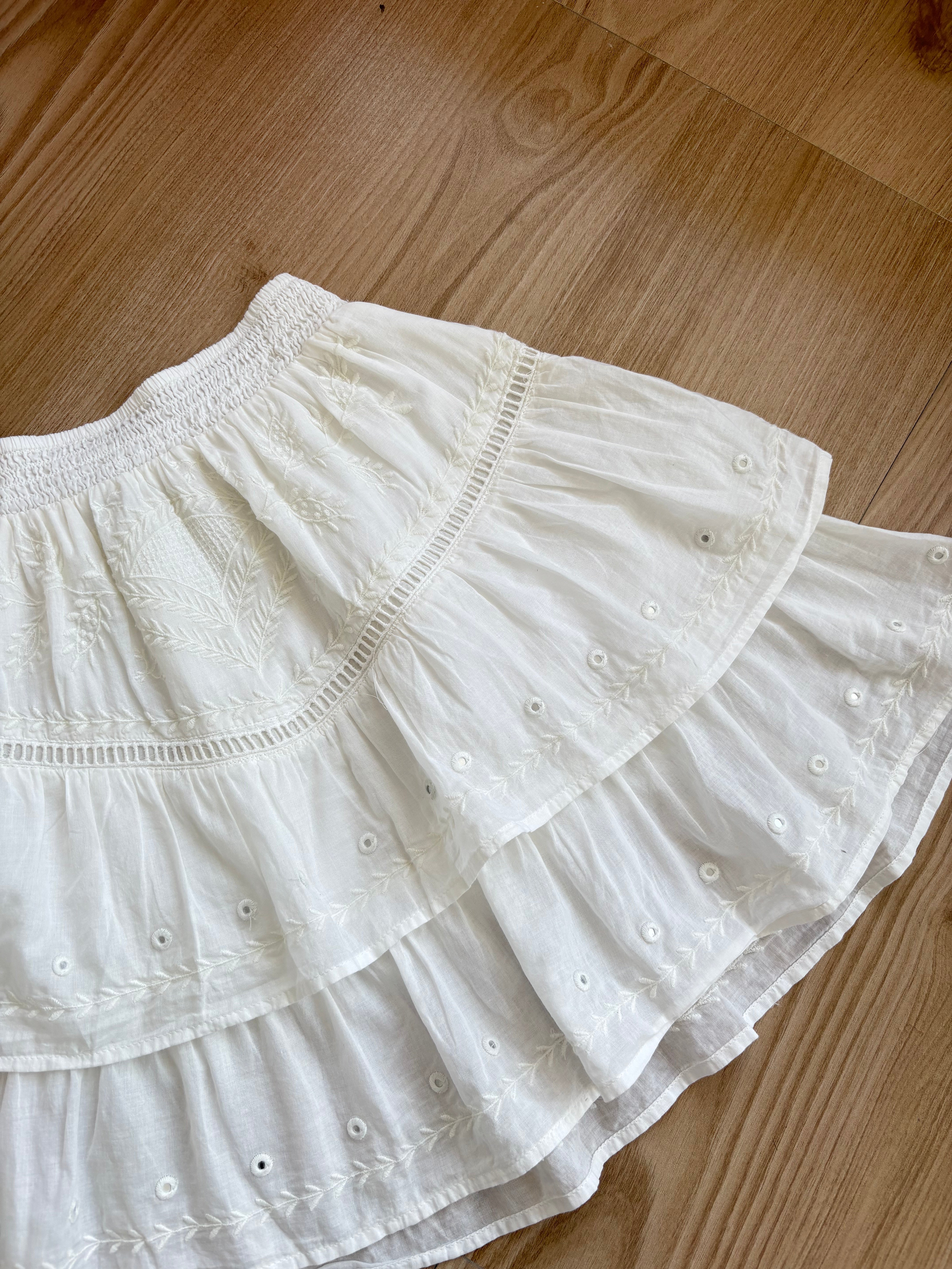 Aloha Skirt in White (XS-L)