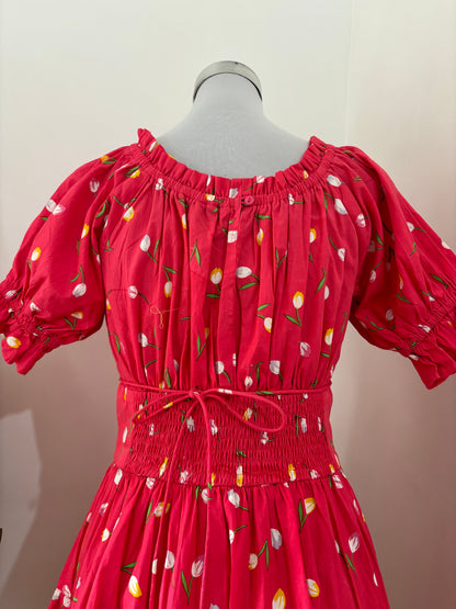 Red Poppy Dress (M)