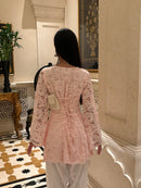 Masakali Farshi Suit Set in Chantilly Lace (2 Piece Set)