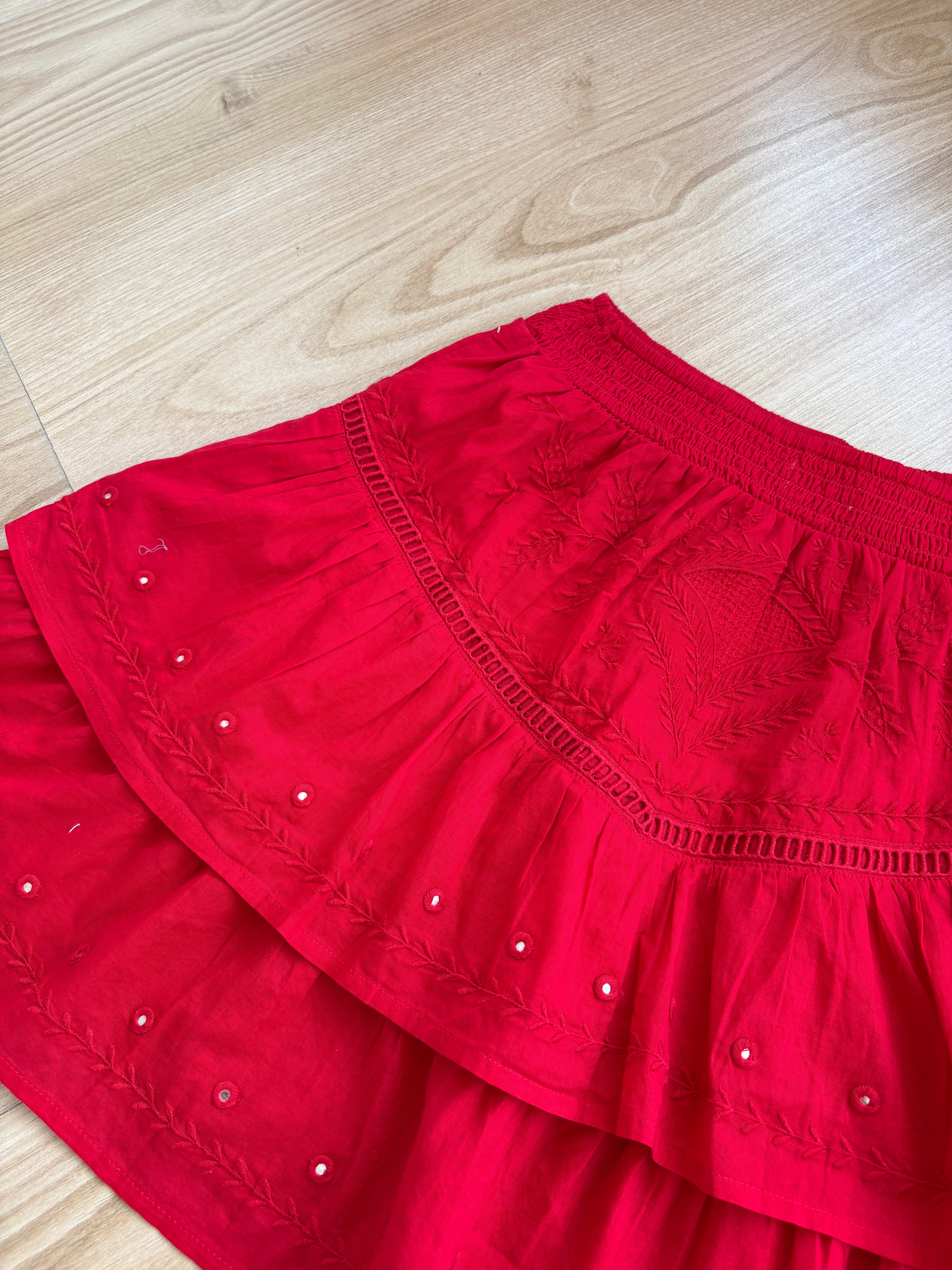 Aloha Skirt in Red (XS-L)