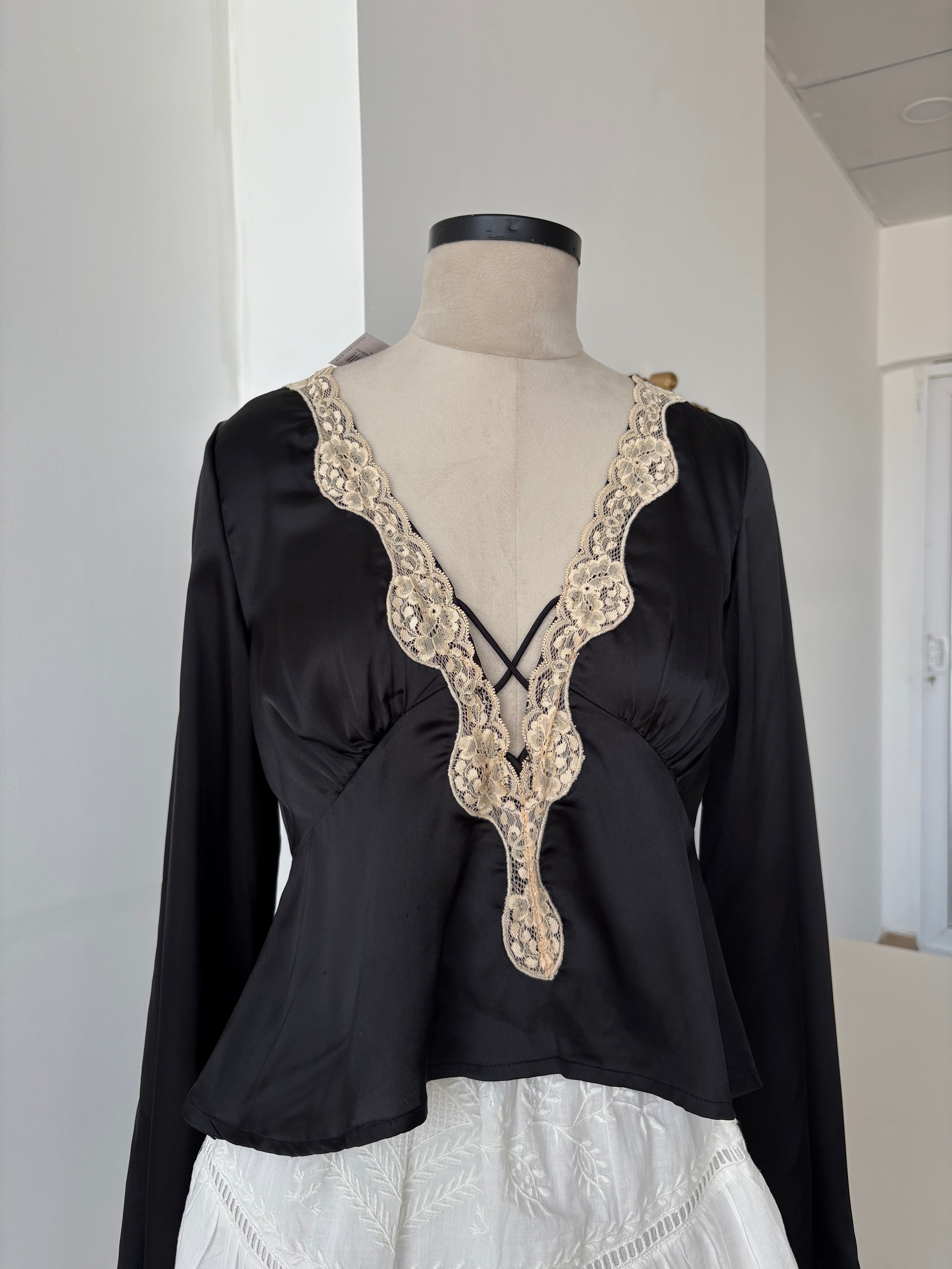 Satin Lace Top (XS-3XL)