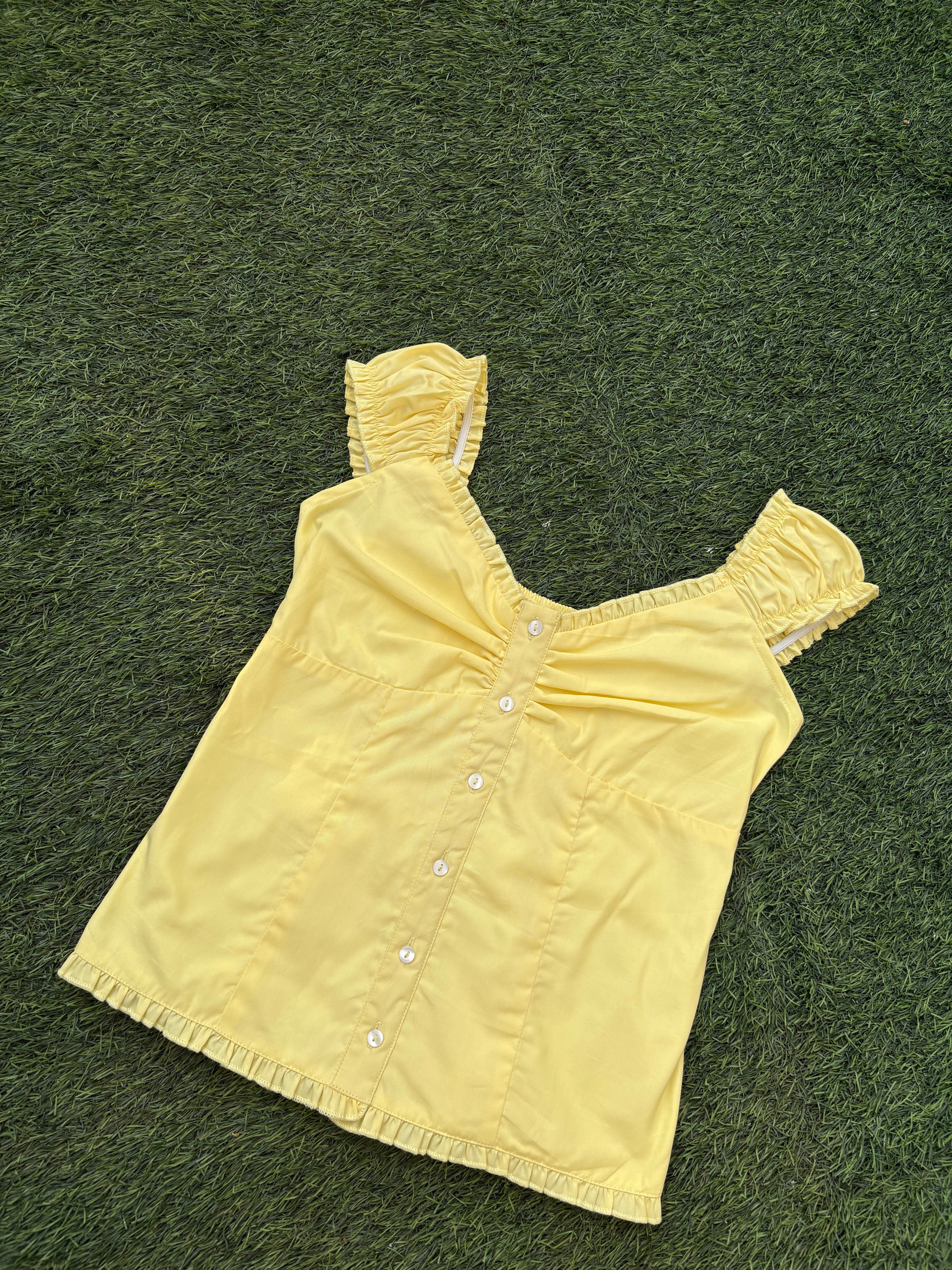 Bambi Top in Butter Yellow