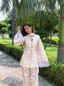 Pari Cotton Farshi Suit Set (3 Piece Set)