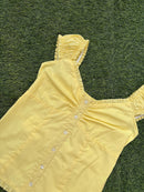 Bambi Top in Butter Yellow