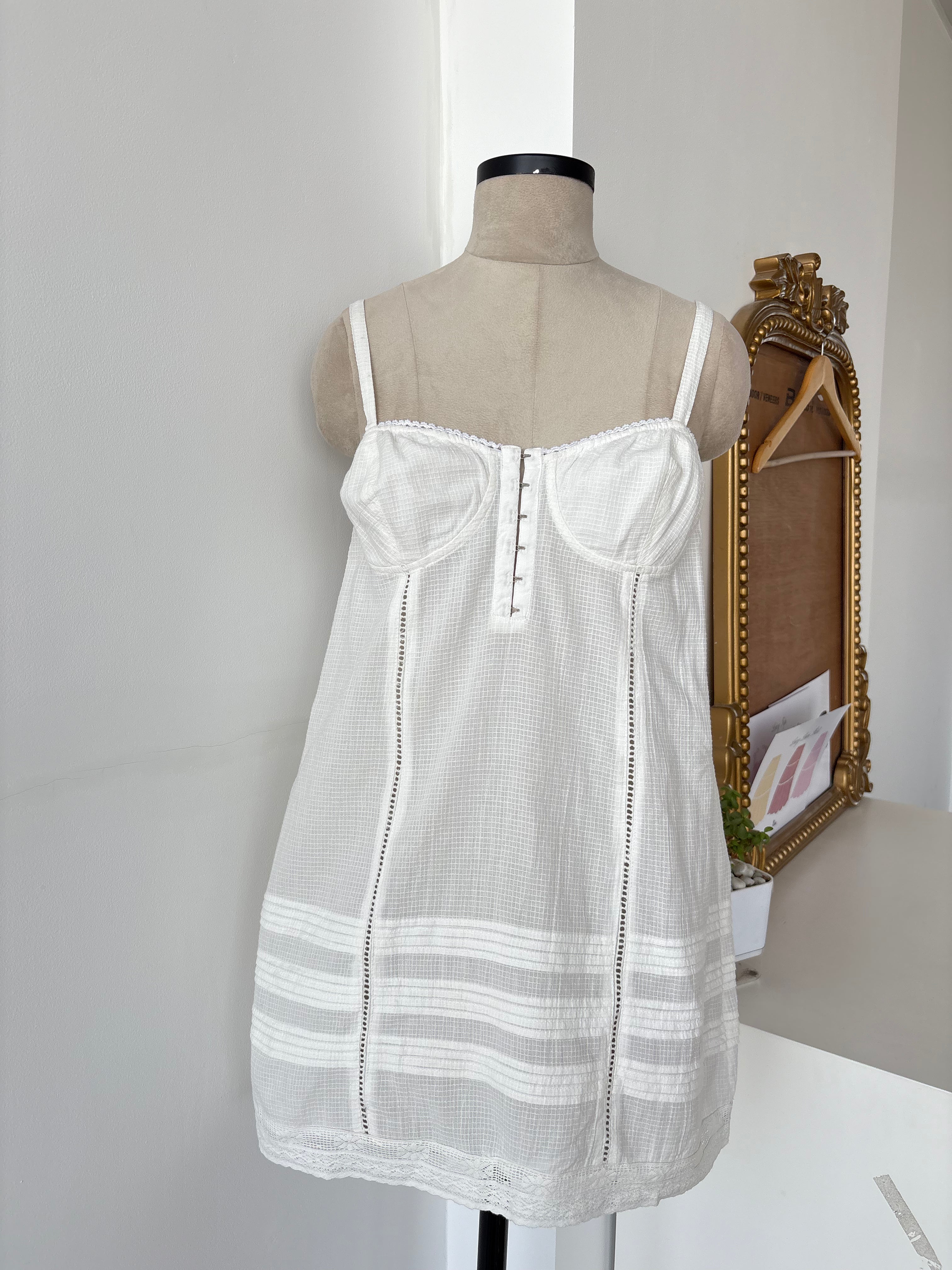 White Corset Dress (XS-S)